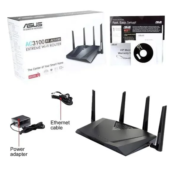 ASUS AC3100 Extreme Dual-Band Wireless Wi-Fi Gigabit Router (RT-AC3100) - Picture 7 of 7